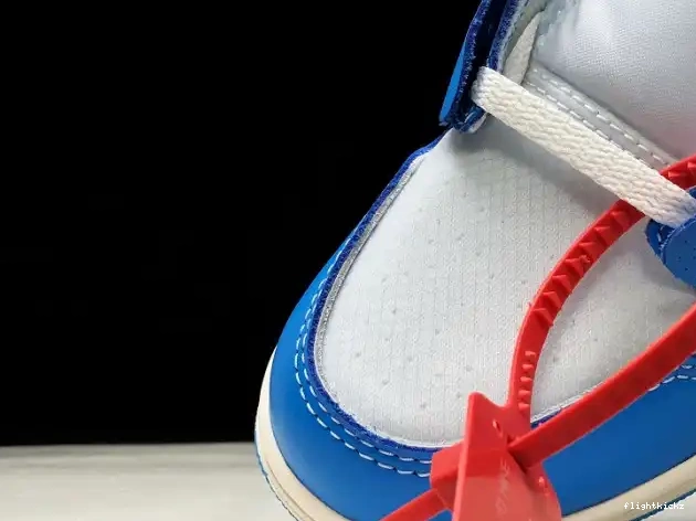 Jordan Air Powder UNC 1 Off-White Blue AQ0818-148 0430